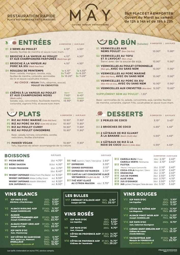 MÂY - Menu Image 1